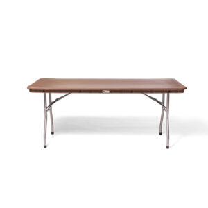 Brown Resin Folding Table