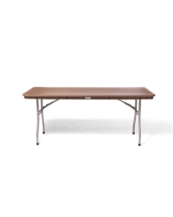 Brown Resin Folding Table