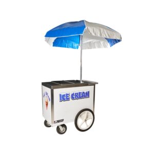 Ice Cream Cart with Umbrella