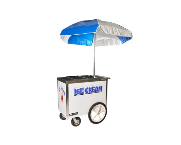 Ice Cream Cart with Umbrella