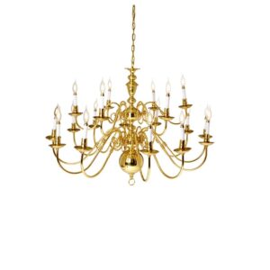 Large Gold Chandelier