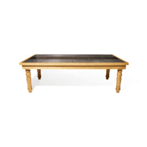 Metal Top Farm Table