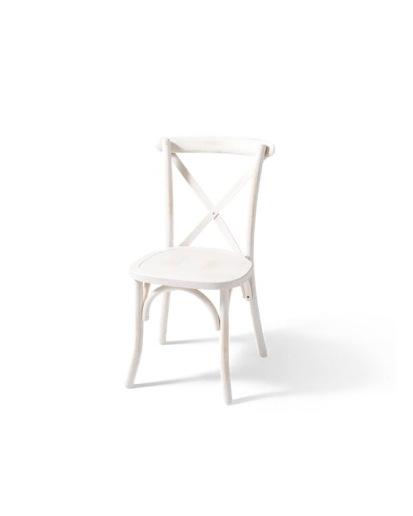 White Wash Crossback Chair