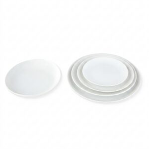 White Coupe Dinnerware