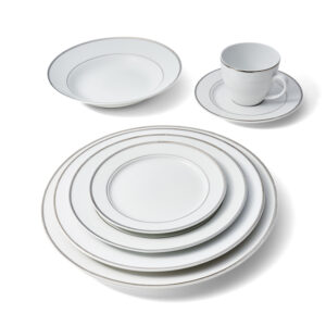 platinum rim dinnerware