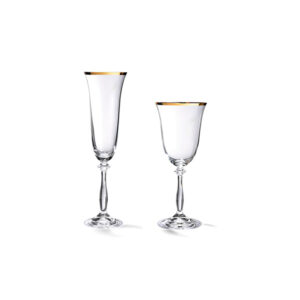 Gold Rim Glassware