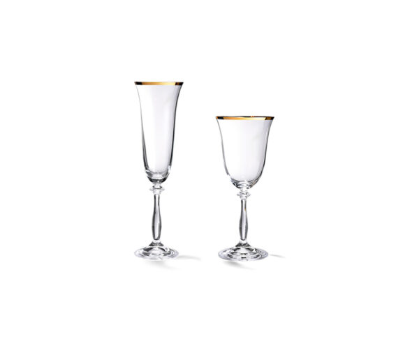 Gold Rim Glassware