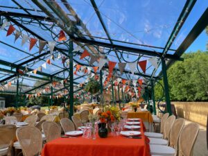 Garden tent set up from Ace Party and Tent Rental in New York City