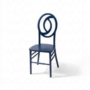 Black Matte Hourglass Chair