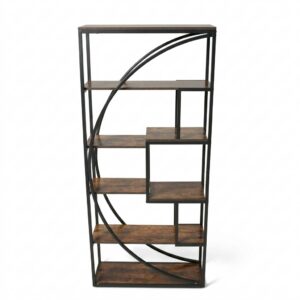 Half Moon Brown Rustic Back Bar
