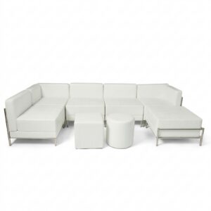 White Contempo Lounge Furniture Set